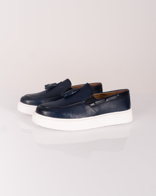 Παπούτσι Giacomo Carlo μπλε LOAFERS