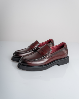 Παπούτσι 19V69 Italia Versace Abbigliamento μπορντό