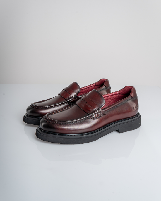 Παπούτσι 19V69 Italia Versace Abbigliamento μπορντό LOAFERS