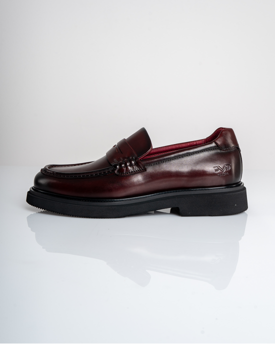 Παπούτσι 19V69 Italia Versace Abbigliamento μπορντό LOAFERS