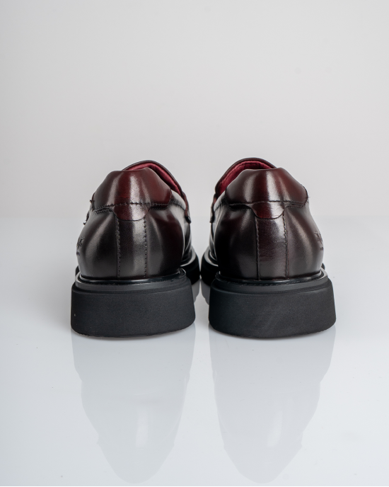 Παπούτσι 19V69 Italia Versace Abbigliamento μπορντό LOAFERS