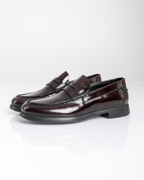 Παπούτσι Boss Shoes μπορντό LOAFERS