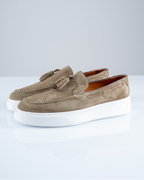 Παπούτσι Riviera Exclusive χακί LOAFERS