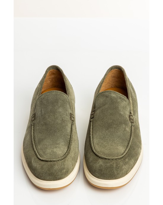 Παπούτσι Boss Shoes χακί LOAFERS