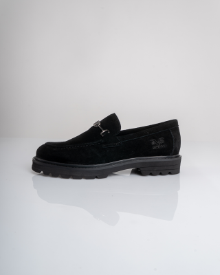 Παπούτσι 19V69 Italia Versace Abbigliamento μαύρο