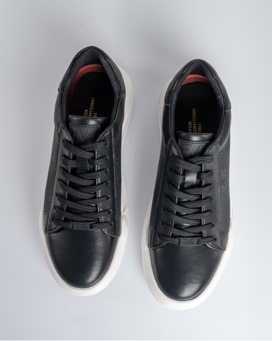Παπούτσι 19V69 Italia Versace Abbigliamento μαύρο CASUAL