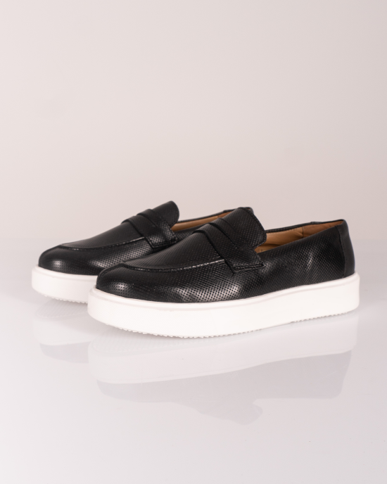 Παπούτσι Giacomo Carlo μαύρο LOAFERS