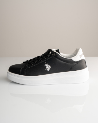 Παπούτσι U.S.POLO ASSN. μαύρο
