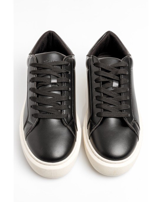 Παπούτσι Jack n Jones μαύρο CASUAL