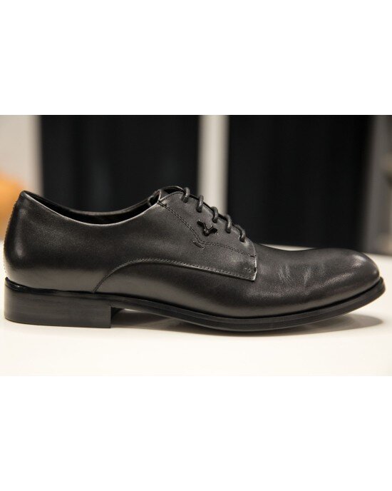 Δερμάτινο παπούτσι 19V69 Italia Versace Abbigliamento μαύρο Δερμάτινο παπούτσι 19V69 Italia Versace Abbigliamento μαύρο
