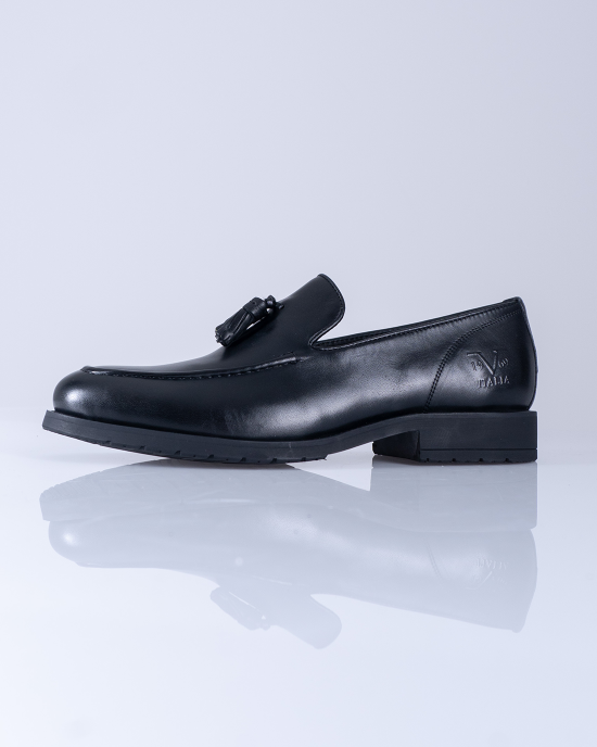 Παπούτσι 19V69 Italia Versace Abbigliamento μαύρο LOAFERS