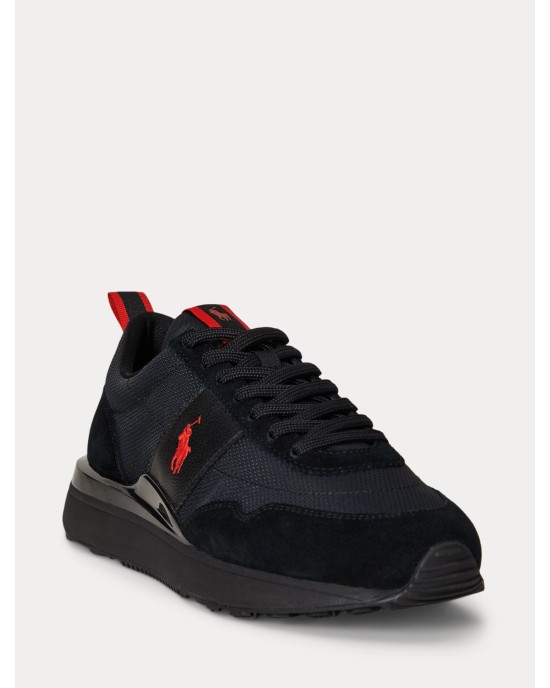 Παπούτσι Polo Ralph Lauren μαύρο CASUAL