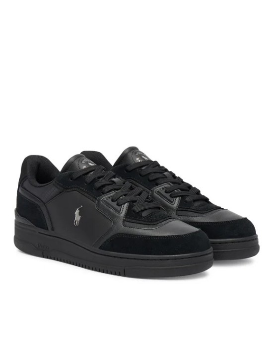Παπούτσι Polo Ralph Lauren μαύρο CASUAL