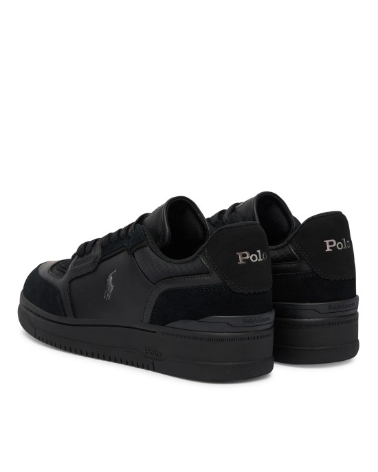 Παπούτσι Polo Ralph Lauren μαύρο CASUAL