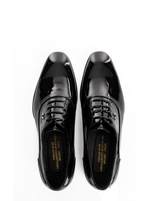 Παπούτσι 19V69 Italia Versace Abbigliamento μαύρο LOAFERS