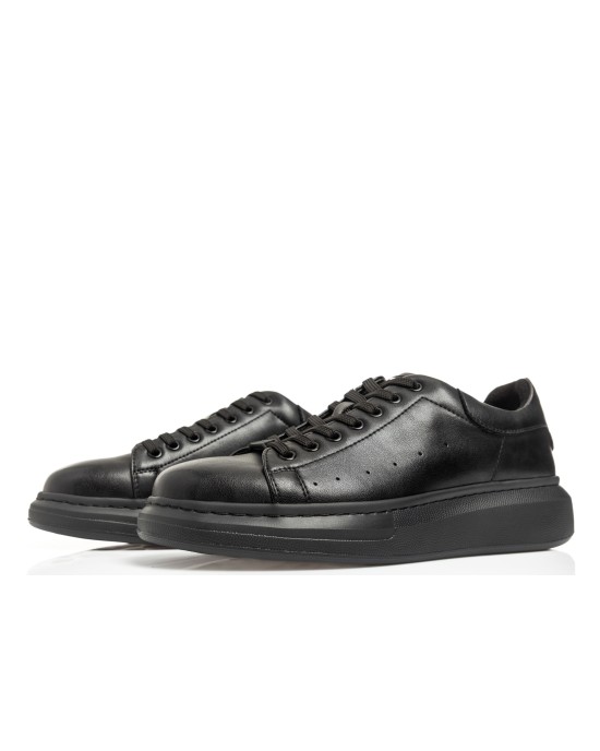 Παπούτσι 19V69 Italia Versace Abbigliamento μαύρο CASUAL