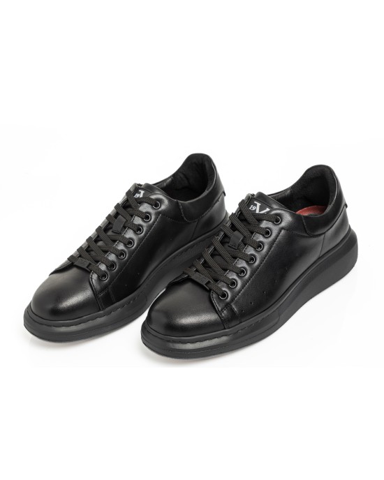 Παπούτσι 19V69 Italia Versace Abbigliamento μαύρο CASUAL