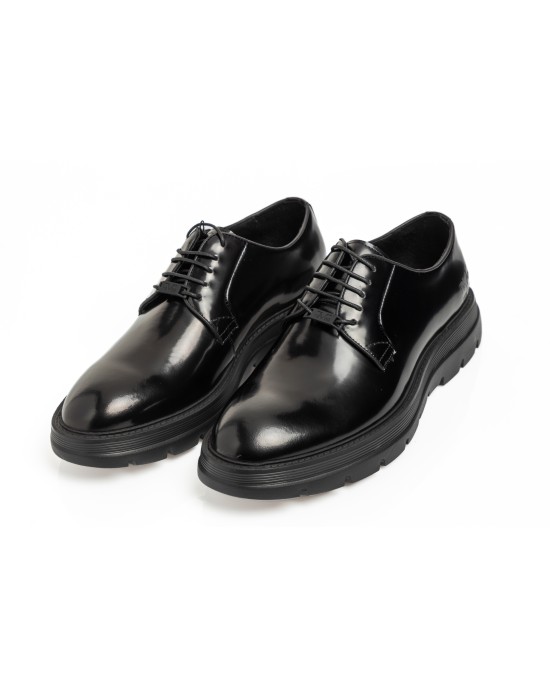Παπούτσι 19V69 Italia Versace Abbigliamento μαύρο LOAFERS