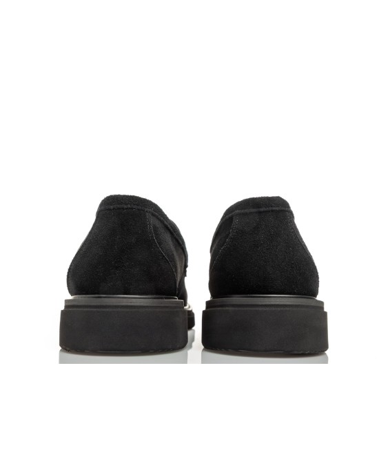 Παπούτσι 19V69 Italia Versace Abbigliamento μαύρο LOAFERS
