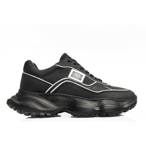 Παπούτσι 19V69 Italia Versace Abbigliamento μαύρο