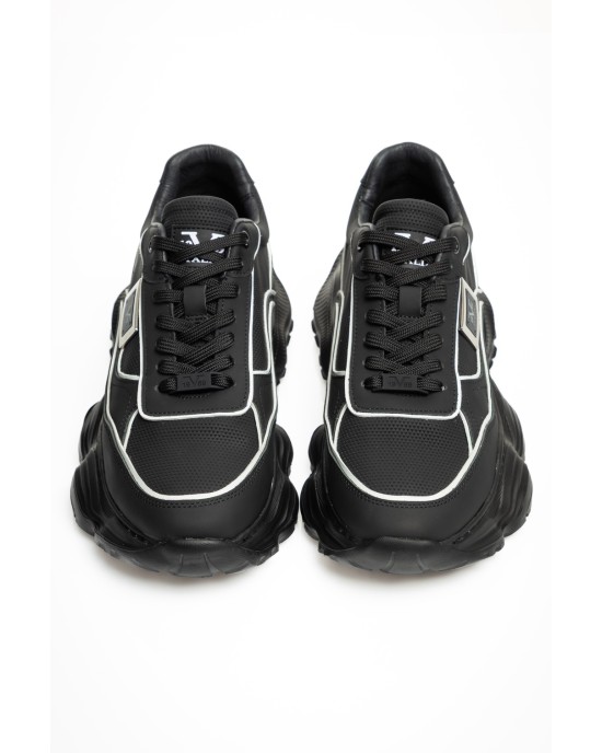 Παπούτσι 19V69 Italia Versace Abbigliamento μαύρο LOAFERS