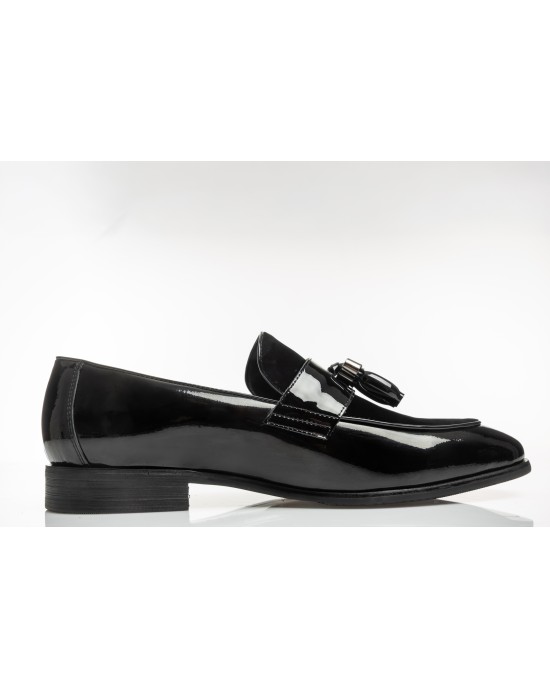 Παπούτσι 19V69 Italia Versace Abbigliamento μαύρο LOAFERS