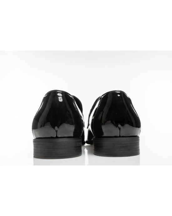 Παπούτσι 19V69 Italia Versace Abbigliamento μαύρο LOAFERS