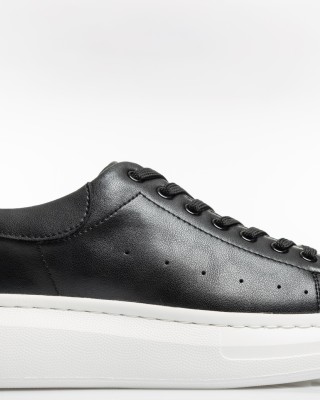 Παπούτσι 19V69 Italia Versace Abbigliamento μαύρο