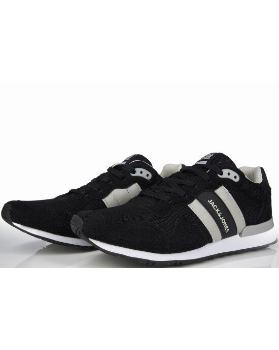 Παπούτσι Jack n Jones Μαύρο CASUAL Παπούτσι Jack n Jones Μαύρο CASUAL