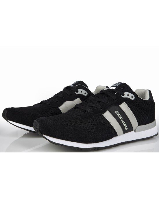 Παπούτσι Jack n Jones Μαύρο CASUAL Παπούτσι Jack n Jones Μαύρο CASUAL