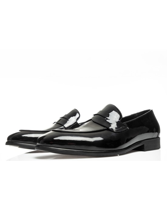 Παπούτσι 19V69 Italia Versace Abbigliamento μαύρο LOAFERS