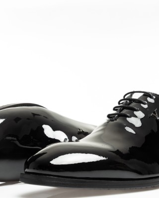 Παπούτσι 19V69 Italia Versace Abbigliamento μαύρο