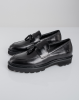 Παπούτσι 19V69 Italia Versace Abbigliamento μαύρο LOAFERS