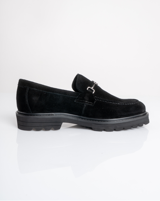 Παπούτσι 19V69 Italia Versace Abbigliamento μαύρο LOAFERS