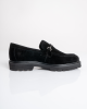 Παπούτσι 19V69 Italia Versace Abbigliamento μαύρο LOAFERS