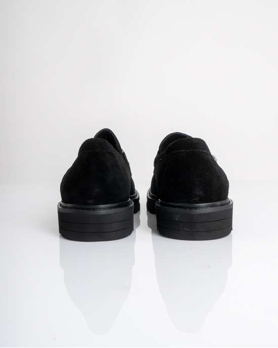 Παπούτσι 19V69 Italia Versace Abbigliamento μαύρο LOAFERS