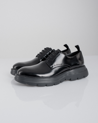Παπούτσι 19V69 Italia Versace Abbigliamento μαύρο