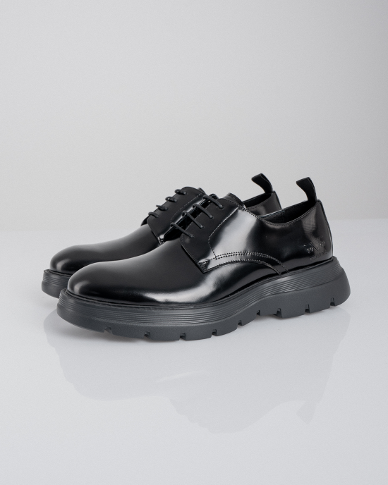 Παπούτσι 19V69 Italia Versace Abbigliamento μαύρο LOAFERS