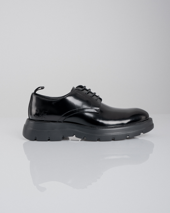 Παπούτσι 19V69 Italia Versace Abbigliamento μαύρο LOAFERS