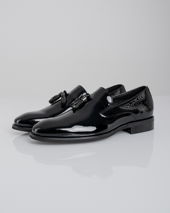 Παπούτσι 19V69 Italia Versace Abbigliamento μαύρο LOAFERS