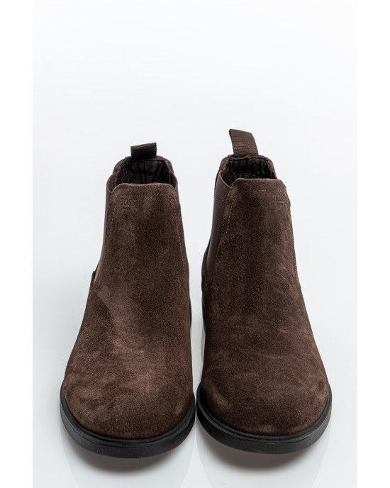 Μποτακί Boss Shoes καφέ CASUAL