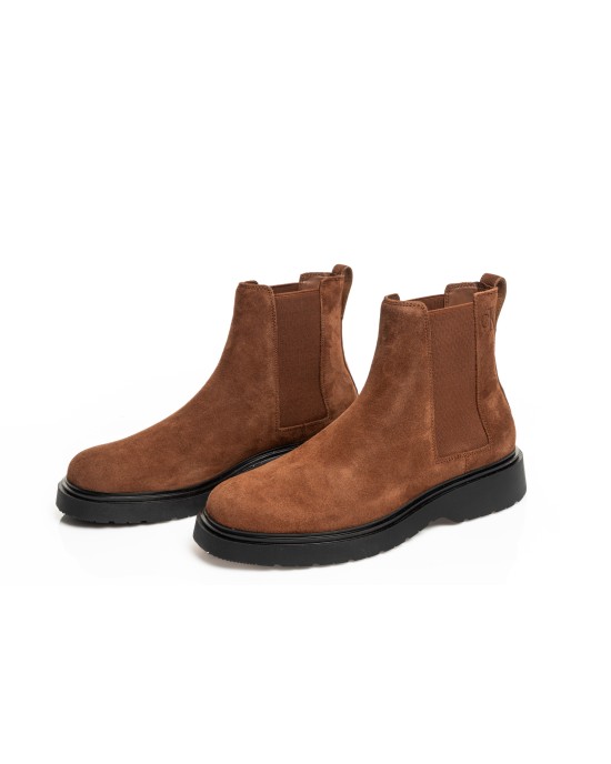 Μποτάκι Calvin Klein καφέ CASUAL