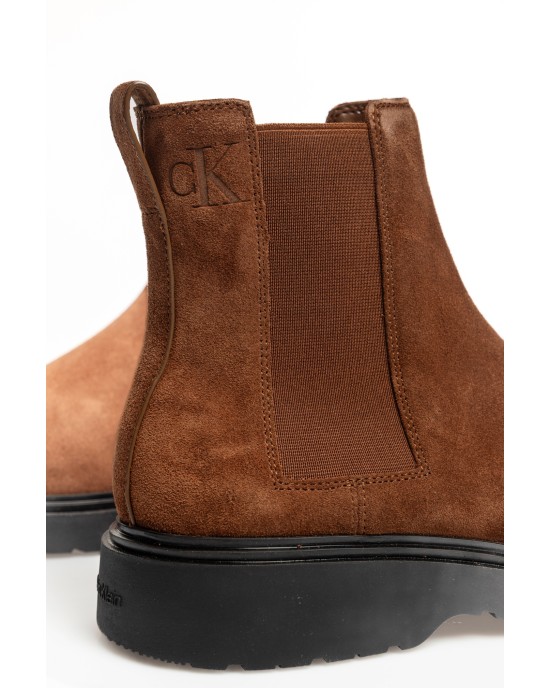 Μποτάκι Calvin Klein καφέ CASUAL
