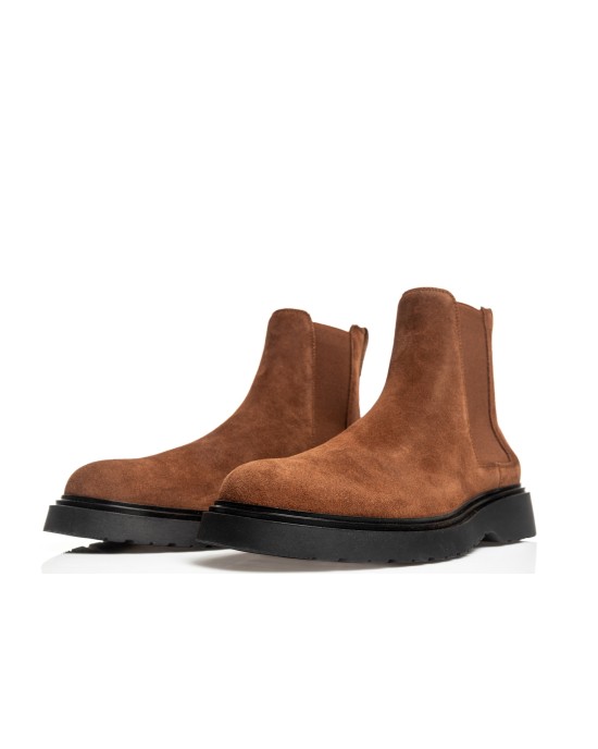 Μποτάκι Calvin Klein καφέ CASUAL