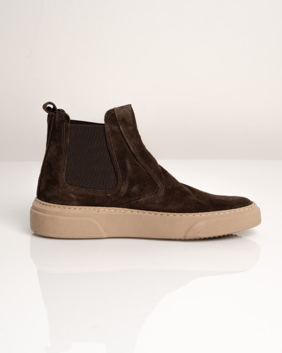 Μποτάκι Over/D καφέ CASUAL