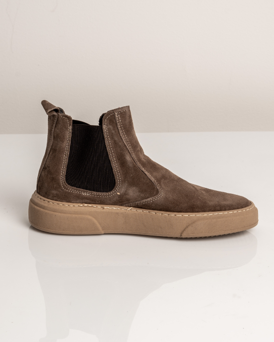 Μποτάκι Over/D καφέ CASUAL