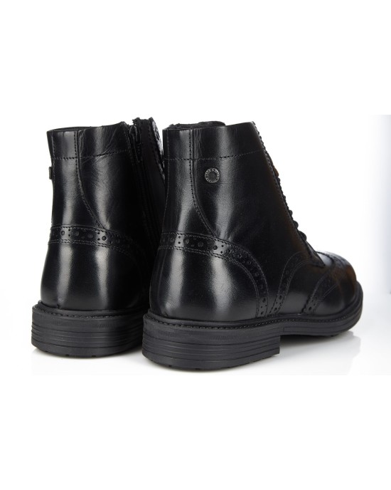 Μποτάκι Jack n Jones Μαύρο CASUAL Μποτάκι Jack n Jones Μαύρο CASUAL