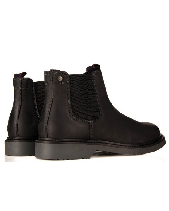 Μποτάκι Jack n Jones μαύρο Μποτάκι Jack n Jones μαύρο