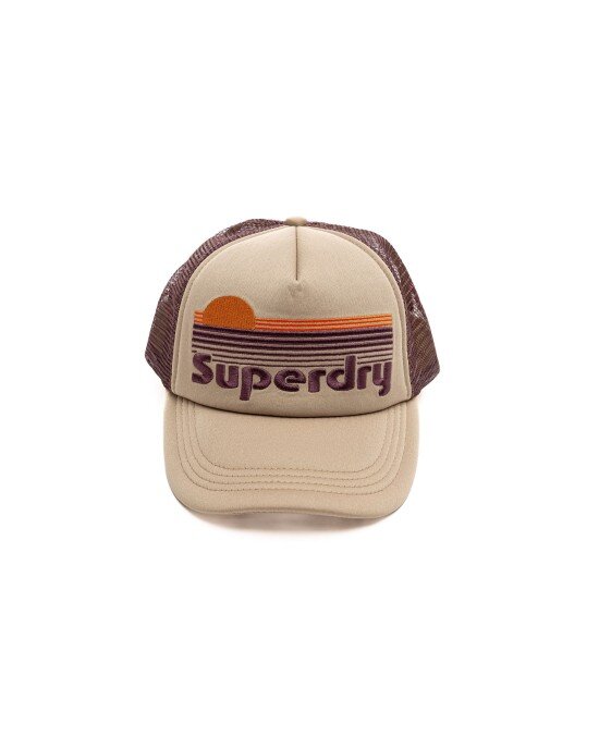 Καπέλο Superdry μπεζ ΚΑΠΕΛΑ