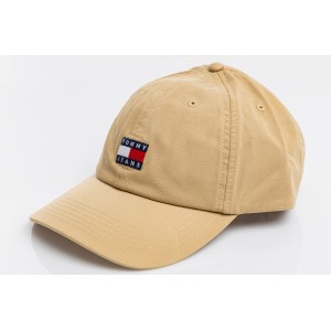 Καπέλο Tommy Jeans μπεζ Καπέλο Tommy Jeans μπεζ